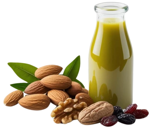 bebida natural con almendras